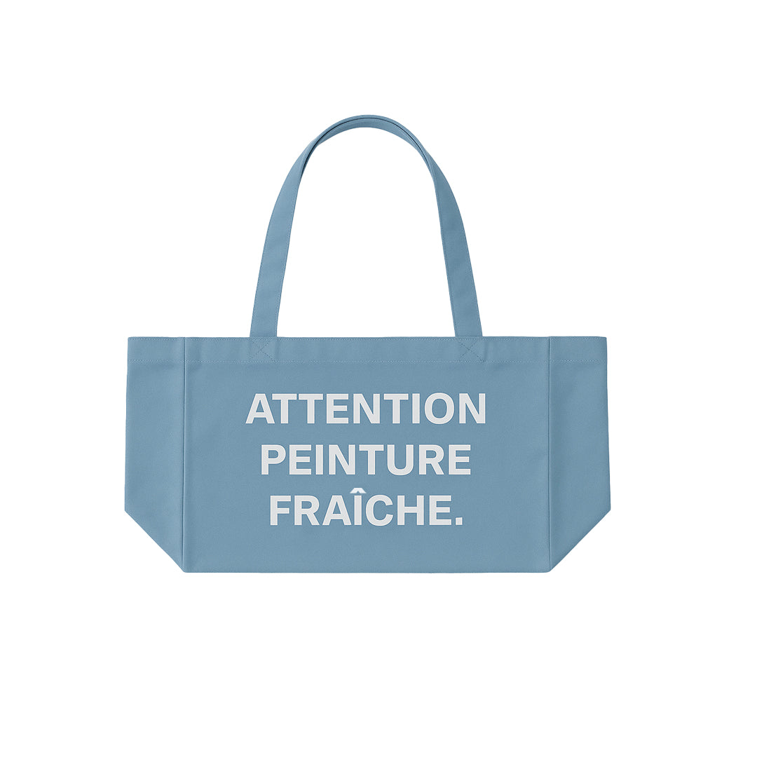 LIGHT BLUE TOTE BAG