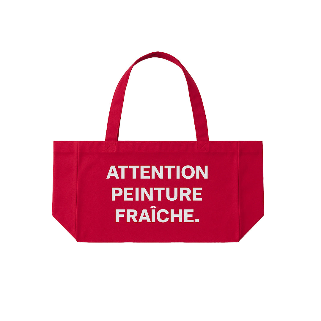 CHERRY RED TOTE BAG
