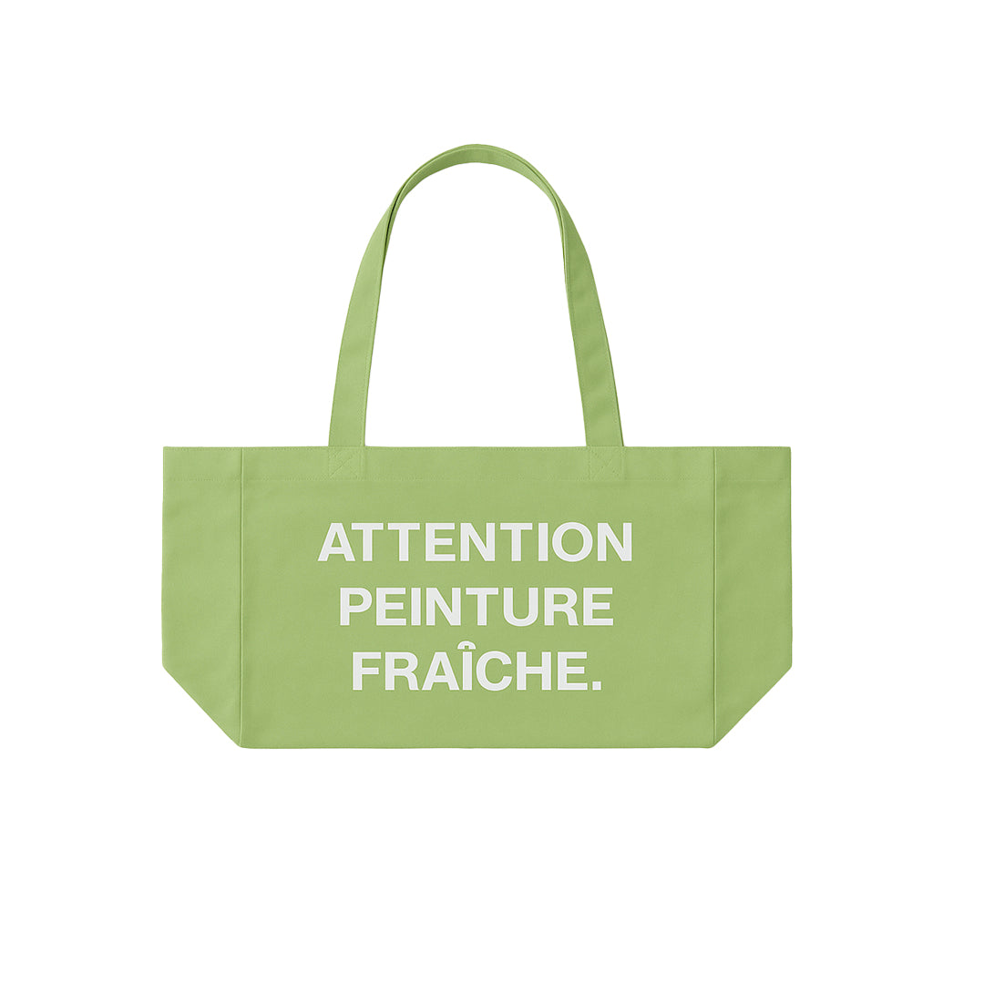 PASTEL GREEN TOTE BAG
