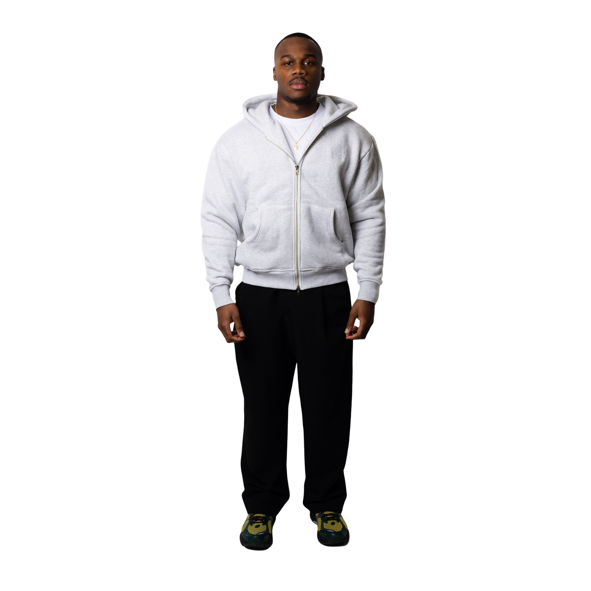 8BALL GREY ZIPPER